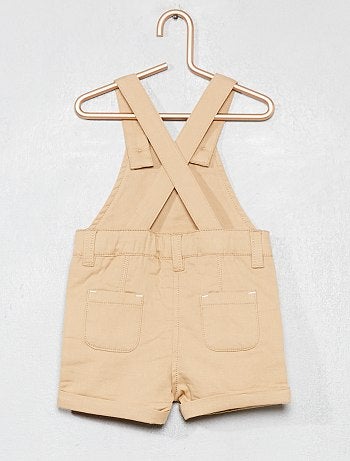 Peto corto de tejido de algodón puro - Kiabi