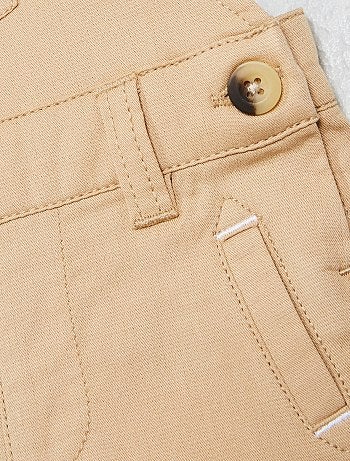 Peto corto de tejido de algodón puro - Kiabi