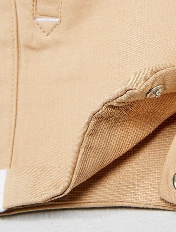 Peto corto de tejido de algodón puro - Kiabi