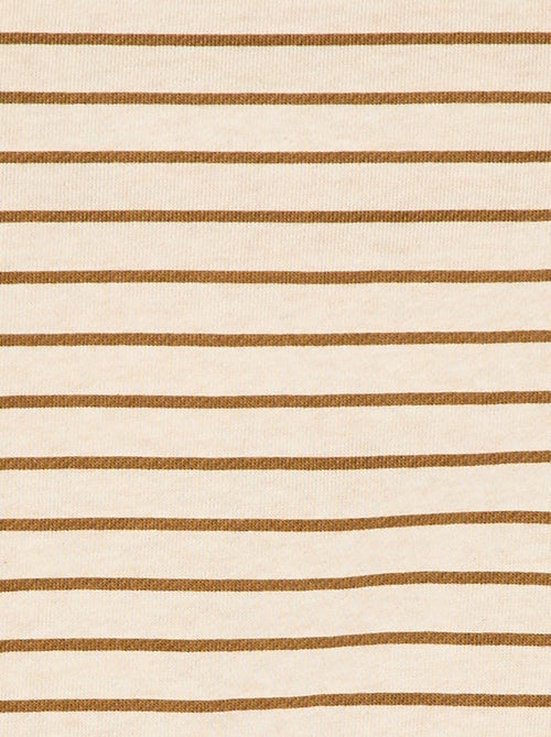 Peto corto felpa con tirantes de algodón - Kiabi