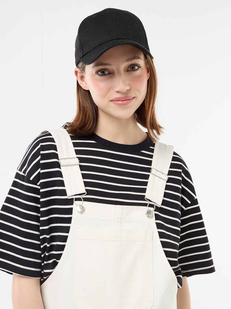Peto corto oversize Blanco - Kiabi