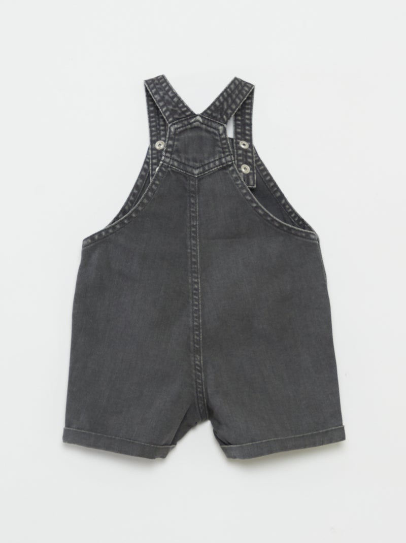 Peto corto vaquero colorido gris - Kiabi