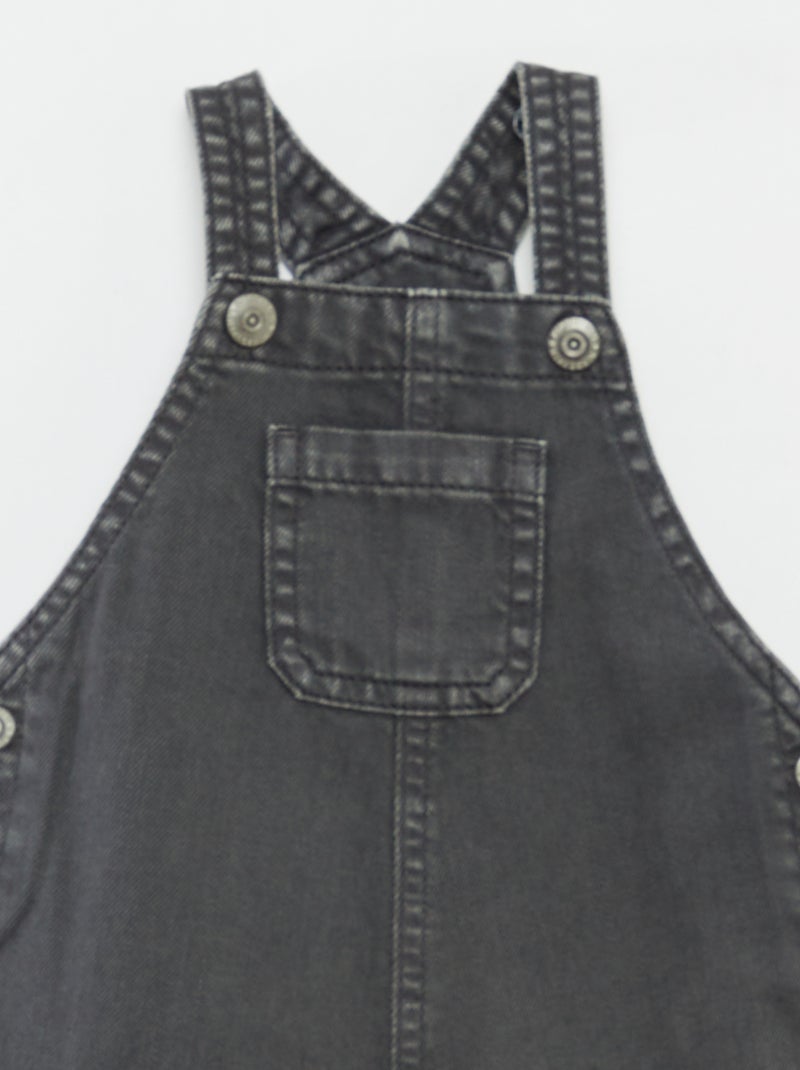 Peto corto vaquero colorido gris - Kiabi