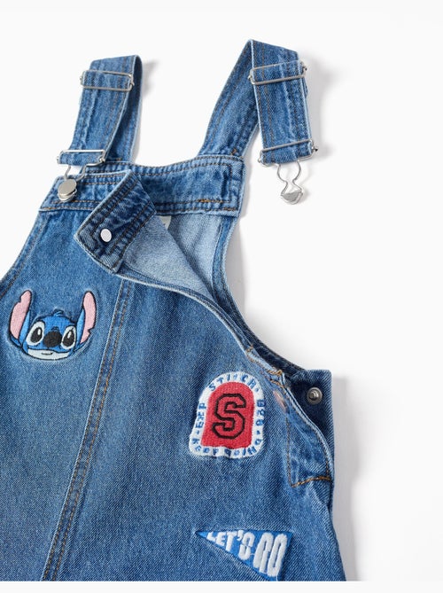Peto corto vaquero con bordado de stitch - Kiabi