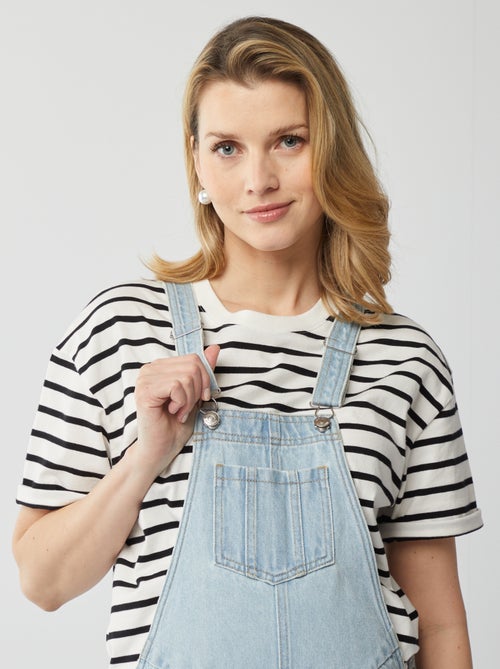 Peto corto vaquero premamá - Kiabi