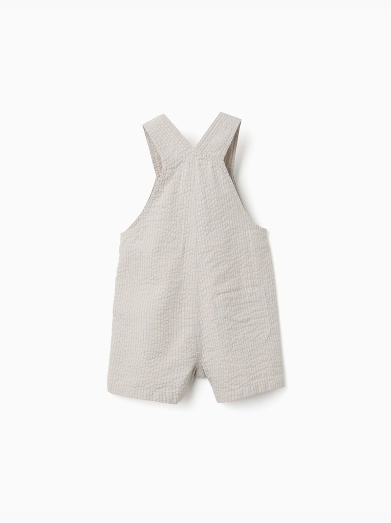 Peto de algodón a rayas Beige claro - Kiabi