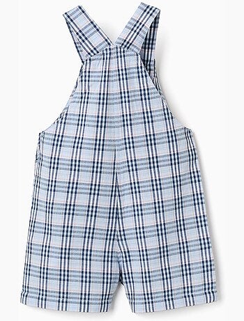 Peto de algodón con estampado a cuadros B&S