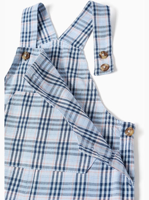 Peto de algodón con estampado a cuadros B&S - Kiabi