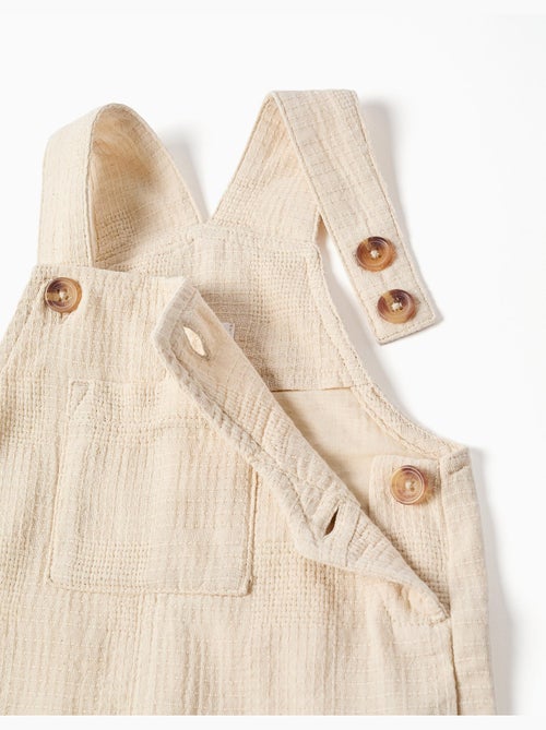 Peto de algodón dobby con bolsillos - Kiabi