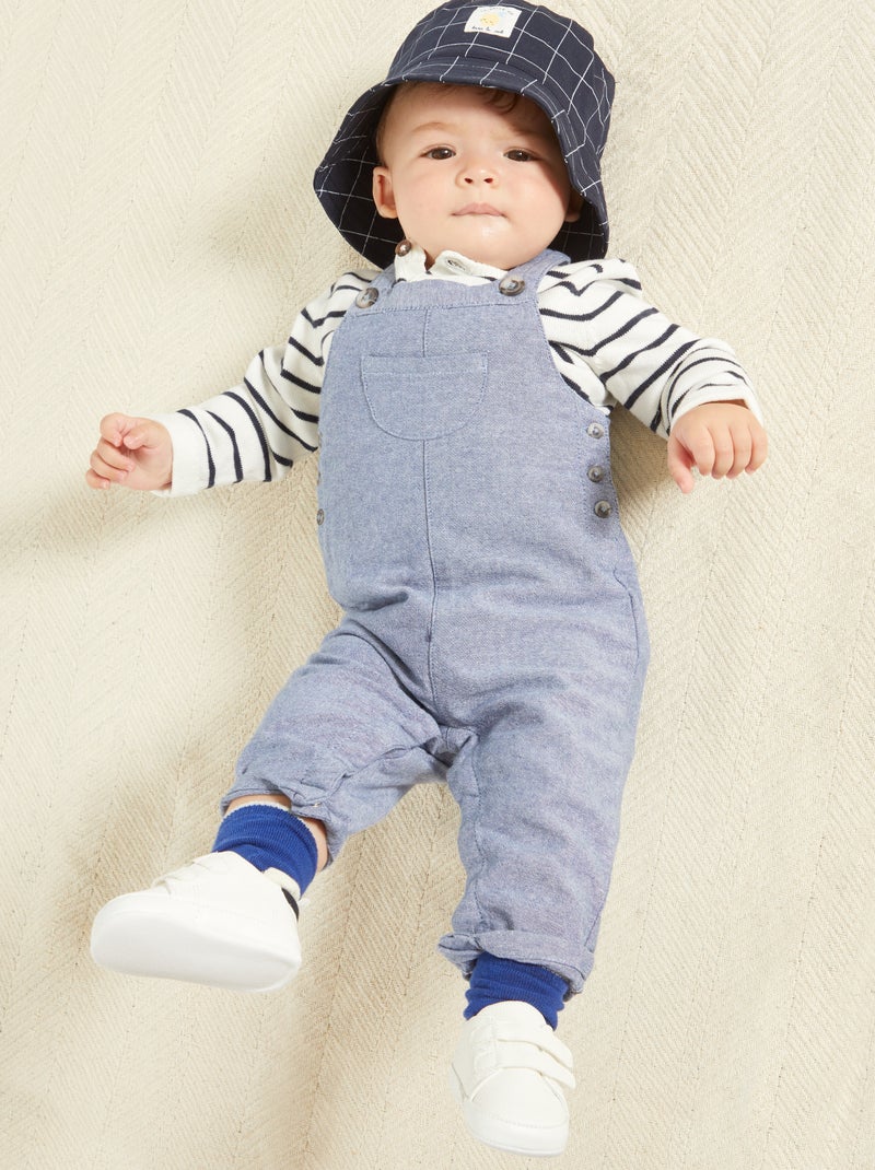 Peto de chambray AZUL - Kiabi