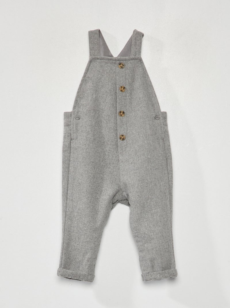 Peto de franela GRIS - Kiabi