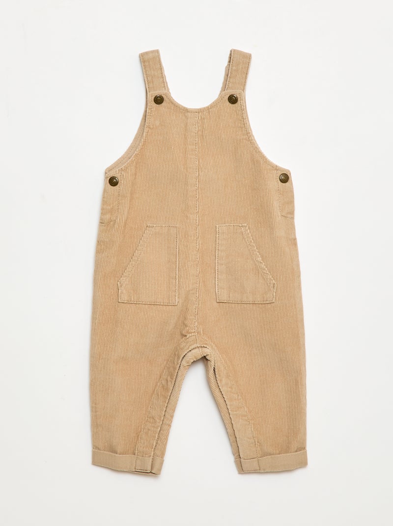 Peto de pana Beige - Kiabi
