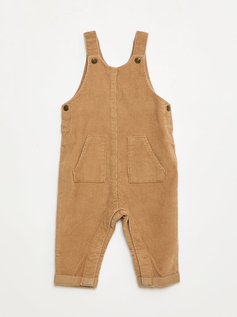 Peto de pana Beige - Kiabi