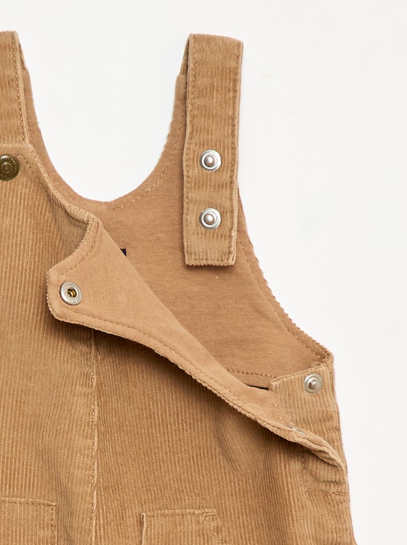 Peto de pana Beige - Kiabi