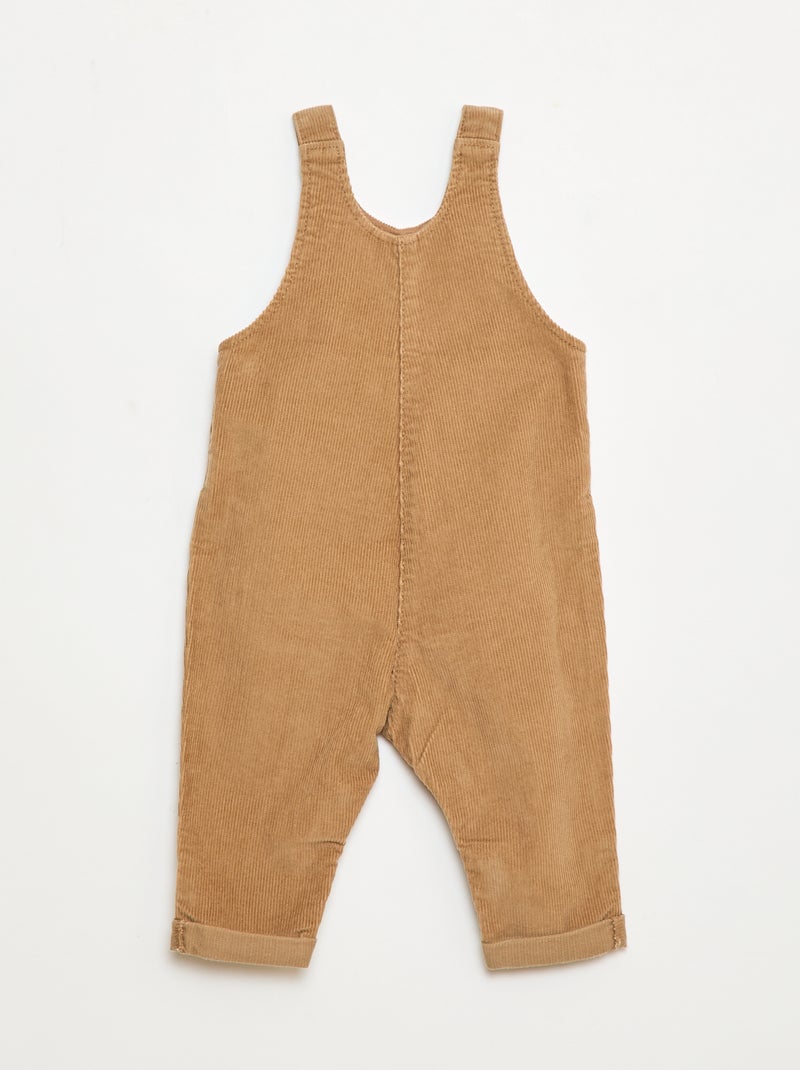 Peto de pana Beige - Kiabi