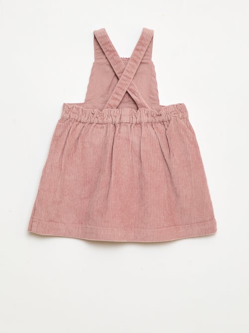 Peto de pana con tirantes - Kiabi