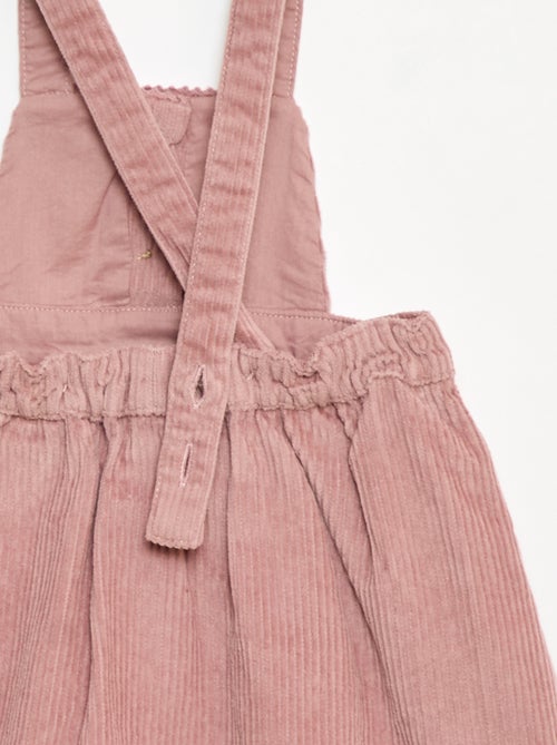 Peto de pana con tirantes - Kiabi