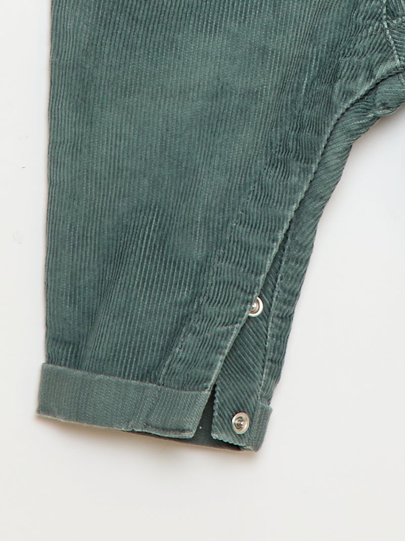 Peto de pana Verde - Kiabi