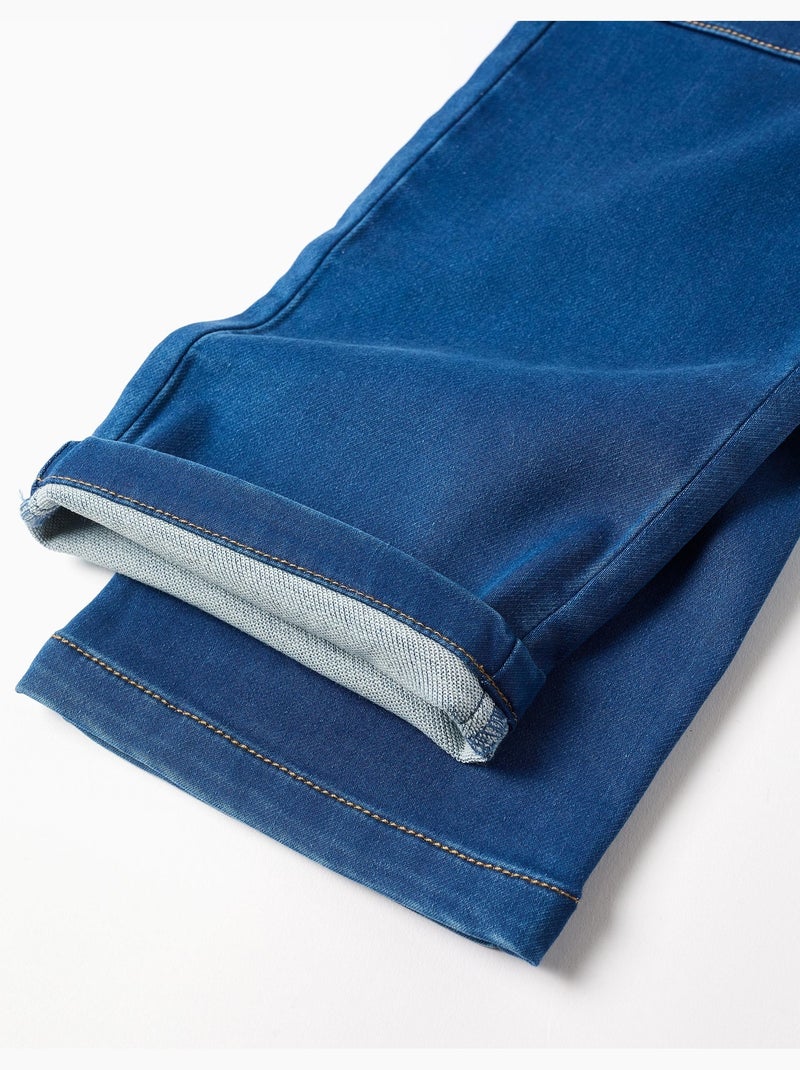 Peto de pierna ancha vaquero con bolsillos Azul Azul - Kiabi