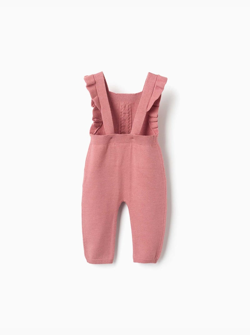 Peto de punto con tirantes con volantes Rosa - Kiabi