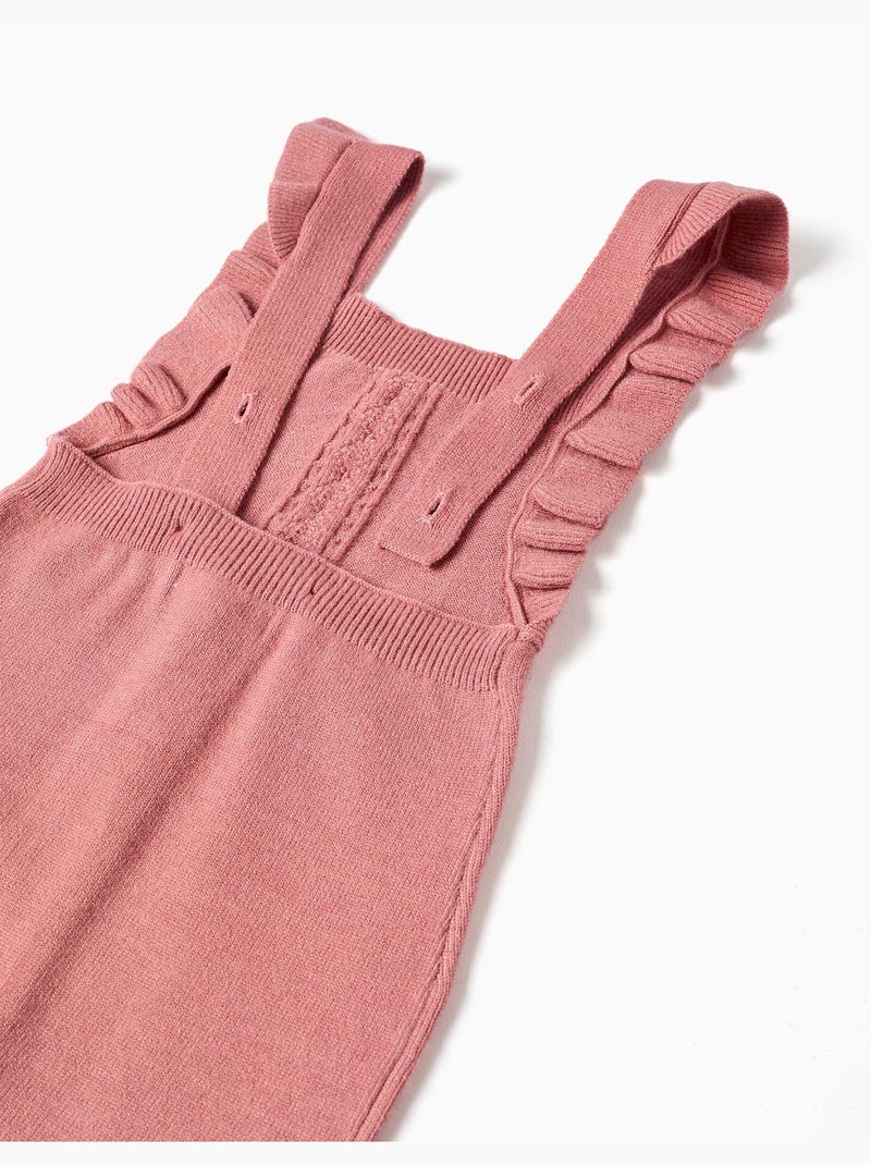 Peto de punto con tirantes con volantes Rosa - Kiabi