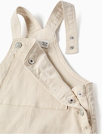 Peto de sarga con bolsillo cargo