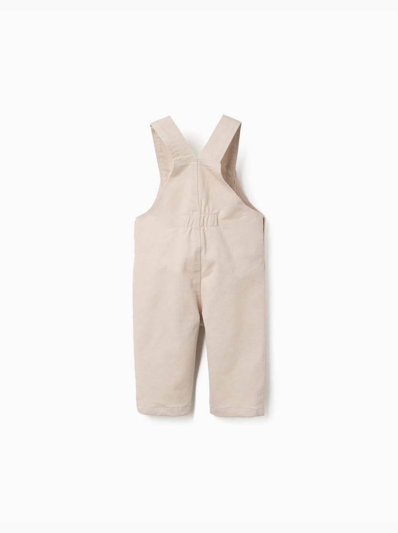 Peto de sarga con bolsillo delantero Beige claro - Kiabi