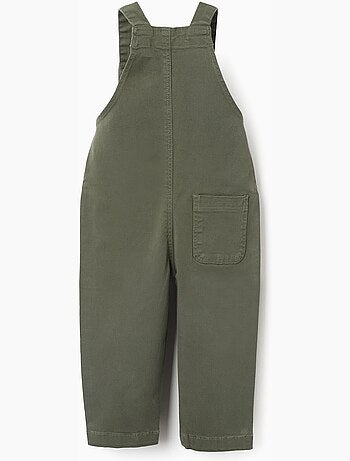 Peto de sarga con bolsillos cargo