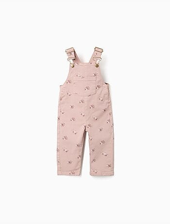 Peto de sarga con motivo floral