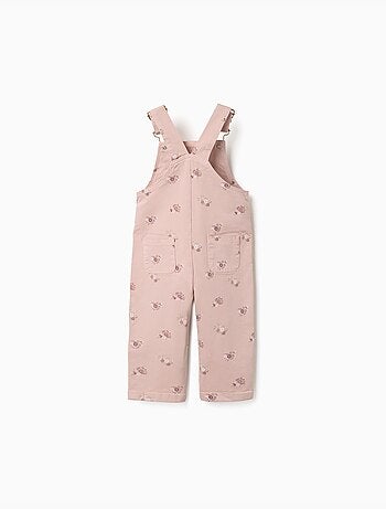 Peto de sarga con motivo floral