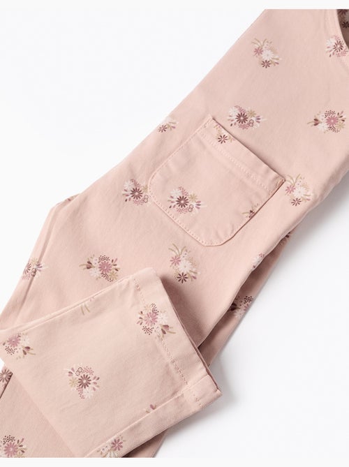 Peto de sarga con motivo floral - Kiabi Peto de sarga con motivo floral - Kiabi