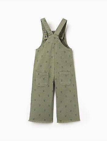 Peto de sarga con motivo floral