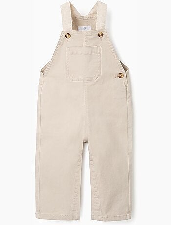 Peto de sarga con tirantes ajustables