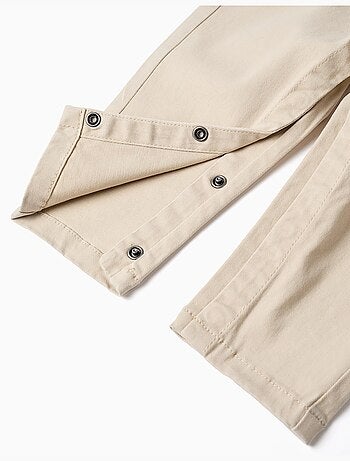 Peto de sarga con tirantes ajustables