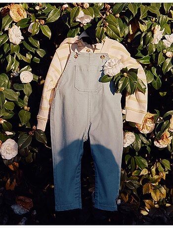 Peto de sarga con tirantes ajustables