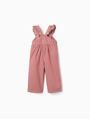 Peto de sarga de algodón a rayas