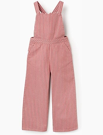 Peto de sarga de algodón a rayas