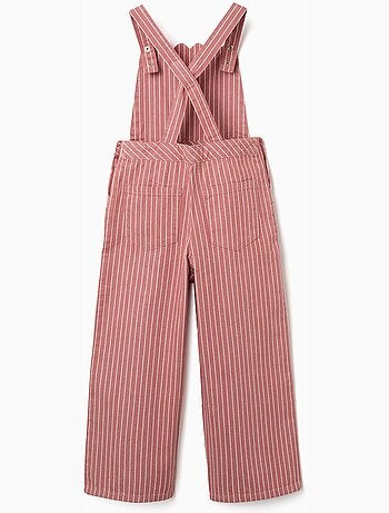 Peto de sarga de algodón a rayas