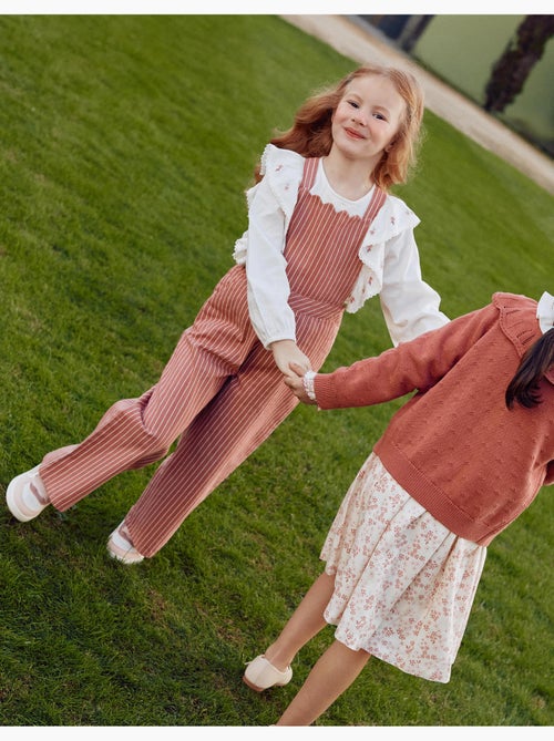 Peto de sarga de algodón a rayas - Kiabi