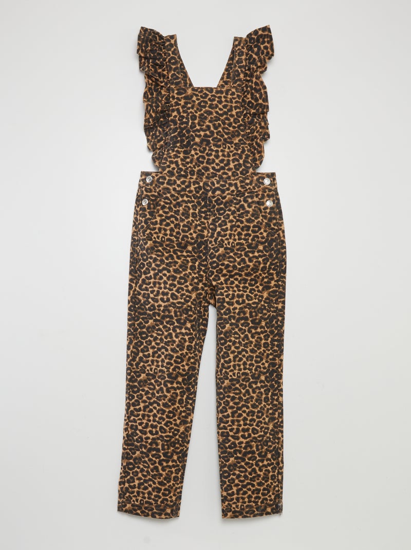 Peto de sarga de leopardo MARRON - Kiabi
