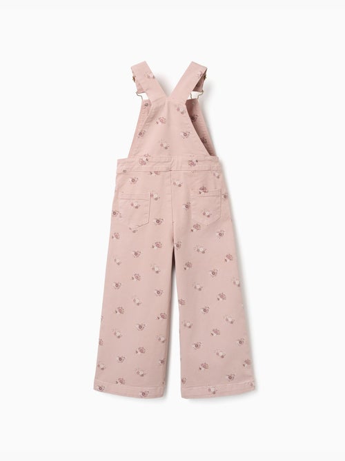 Peto de sarga de pierna ancha con estampado floral - Kiabi Peto de sarga de pierna ancha con estampado floral - Kiabi