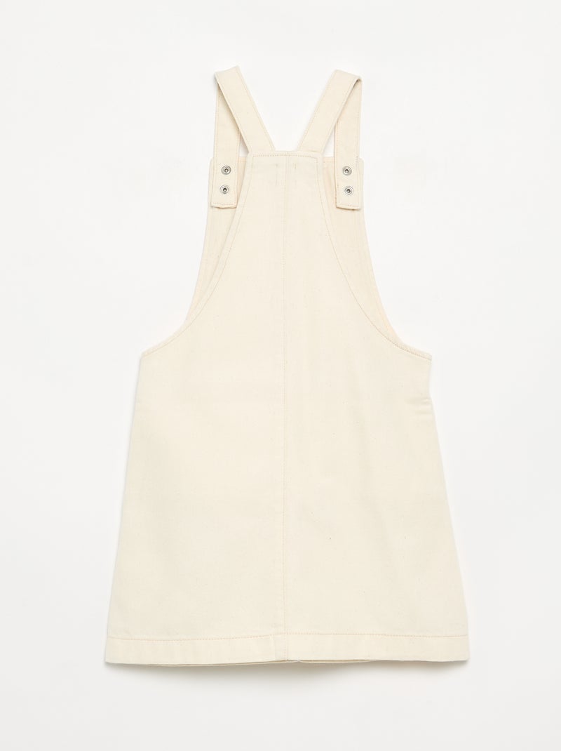 Peto de sarga liso Blanco - Kiabi