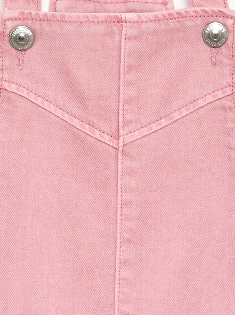 Peto de sarga liso Rosa - Kiabi