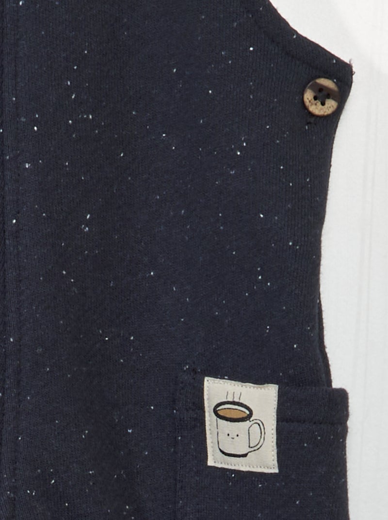 Peto de tejido de chándal gris oscuro - Kiabi