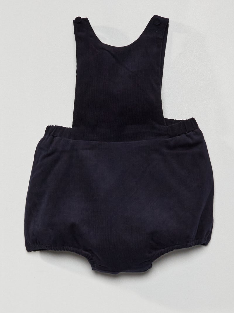 Peto de terciopelo AZUL - Kiabi