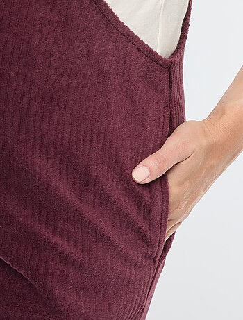 Peto de terciopelo premamá