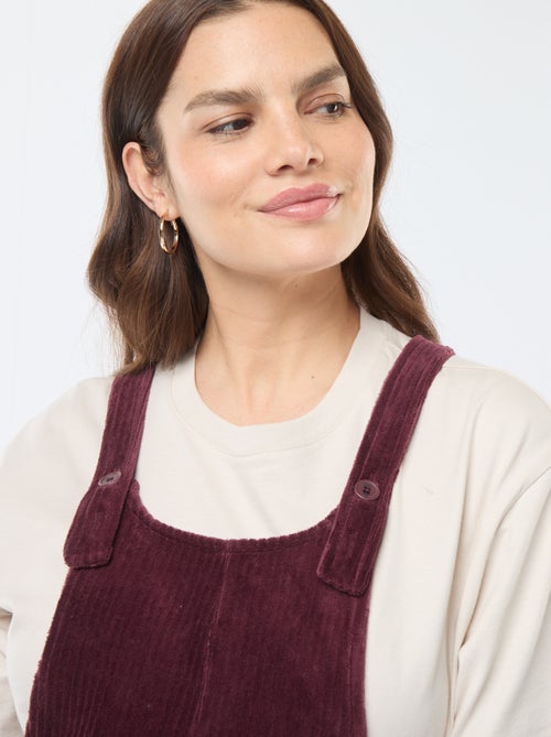 Peto de terciopelo premamá - Kiabi