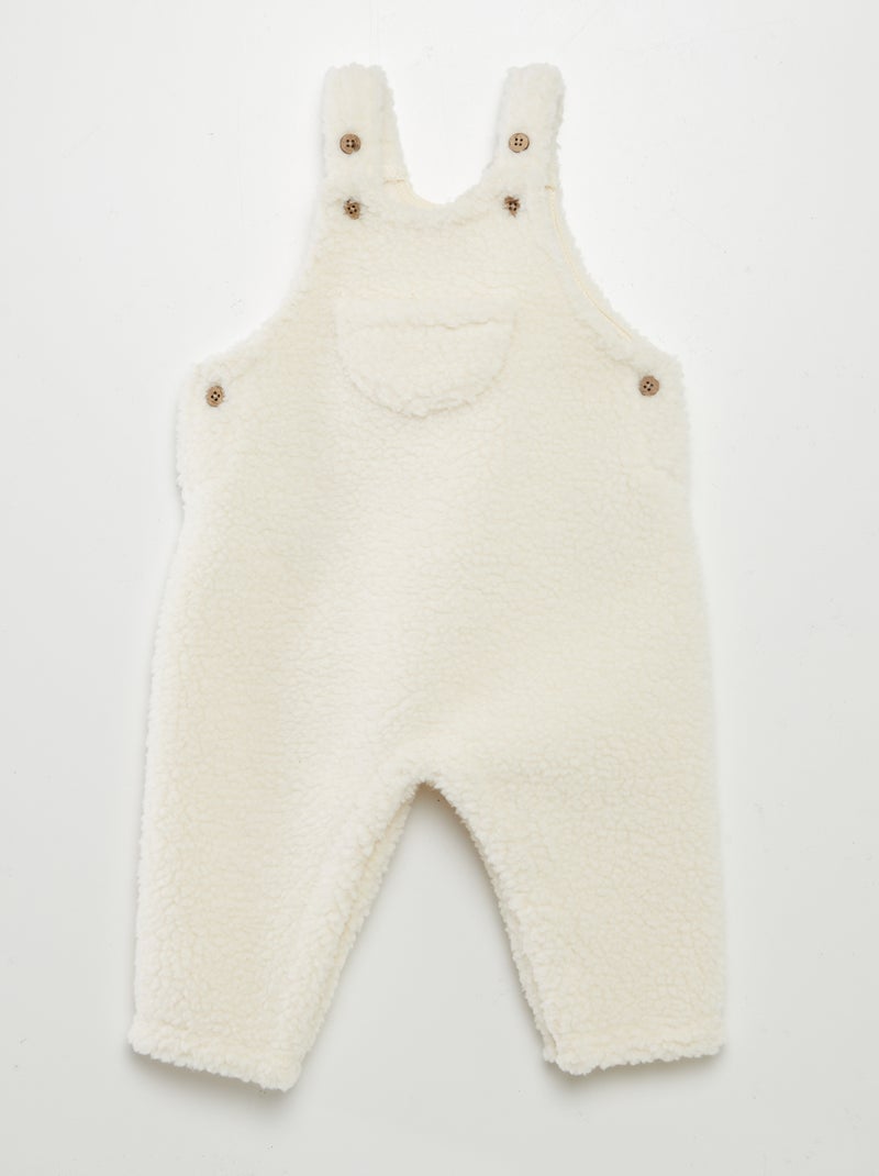 Peto efecto borreguito BLANCO - Kiabi