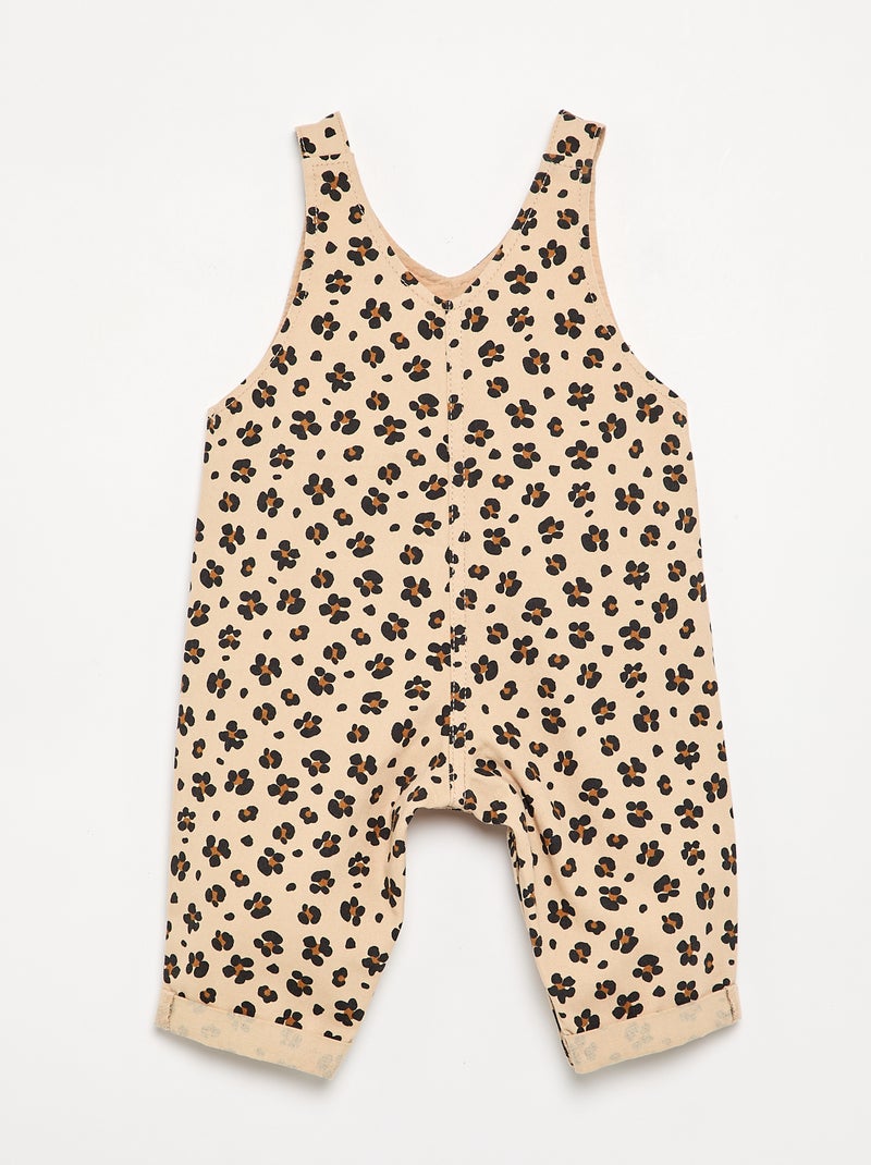 Peto estampado de sarga Beige - Kiabi