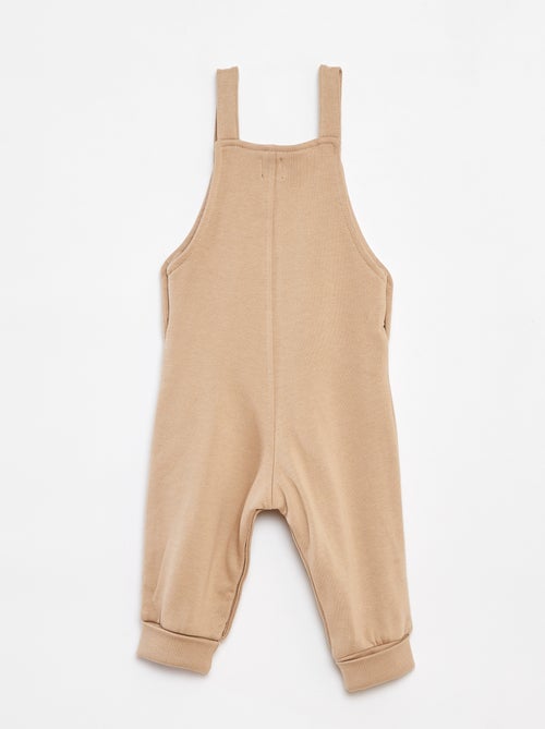 Peto largo de chándal con tirantes ajustables - Kiabi